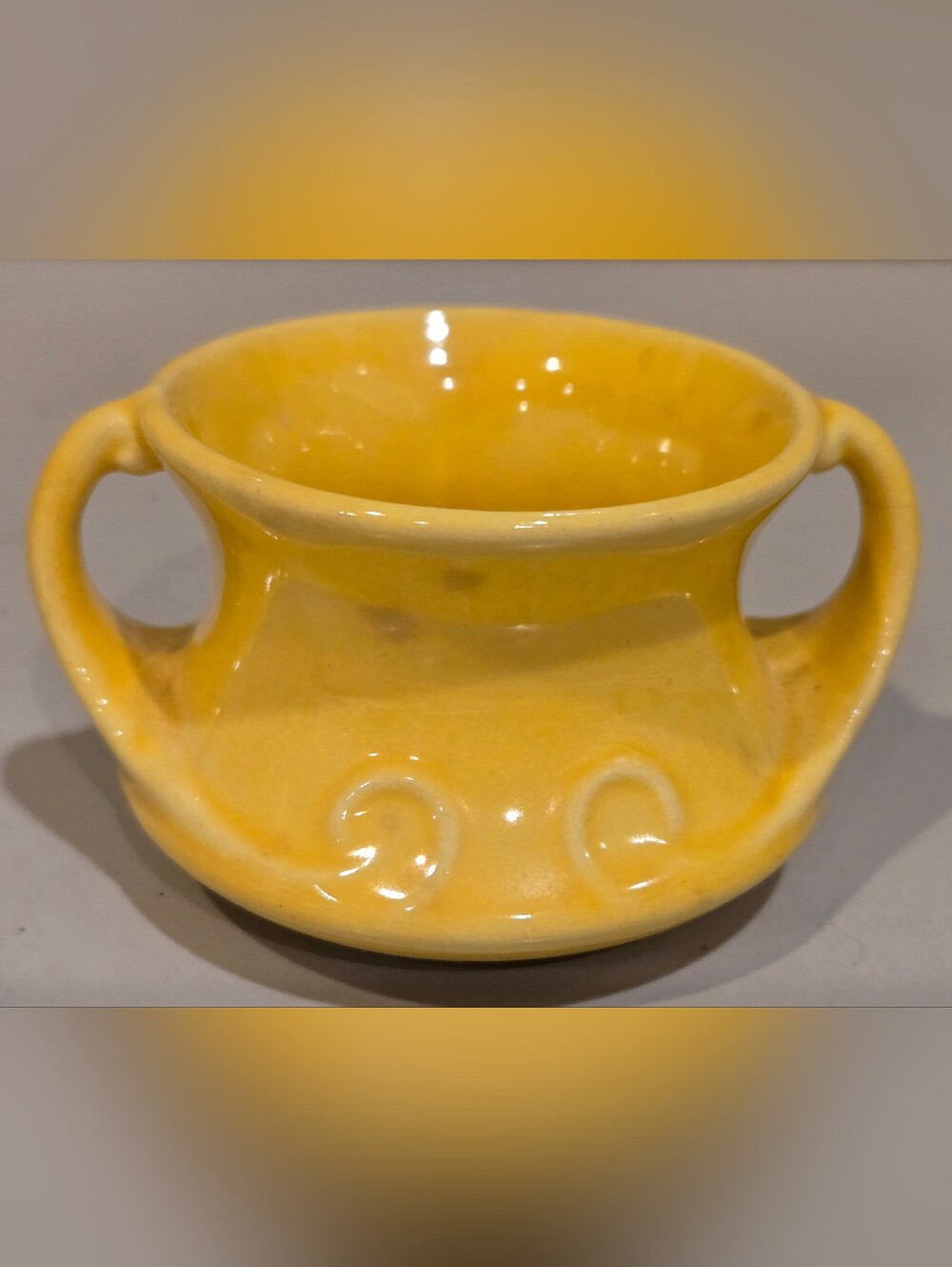 Red Wing Pottery 1930s Gypsy Trail Two Handled Bowl